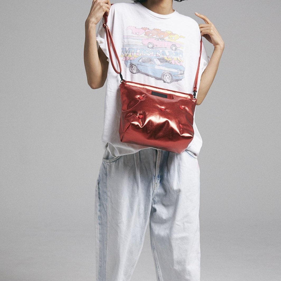 marshmallow heart clutch S