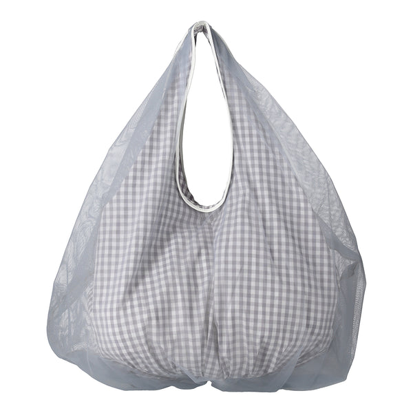 balloon tulle check bag