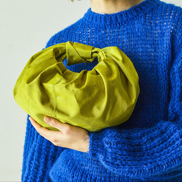 croissant shantung bag