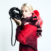 croissant shoulder leather mini