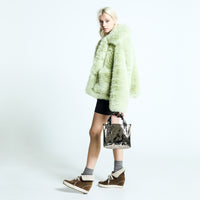 boxy mirror tote
