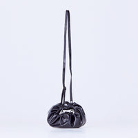 croissant shoulder leather mini