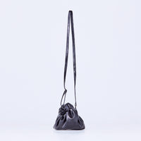 croissant shoulder leather mini