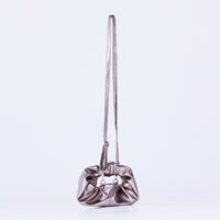 croissant shoulder leather mini
