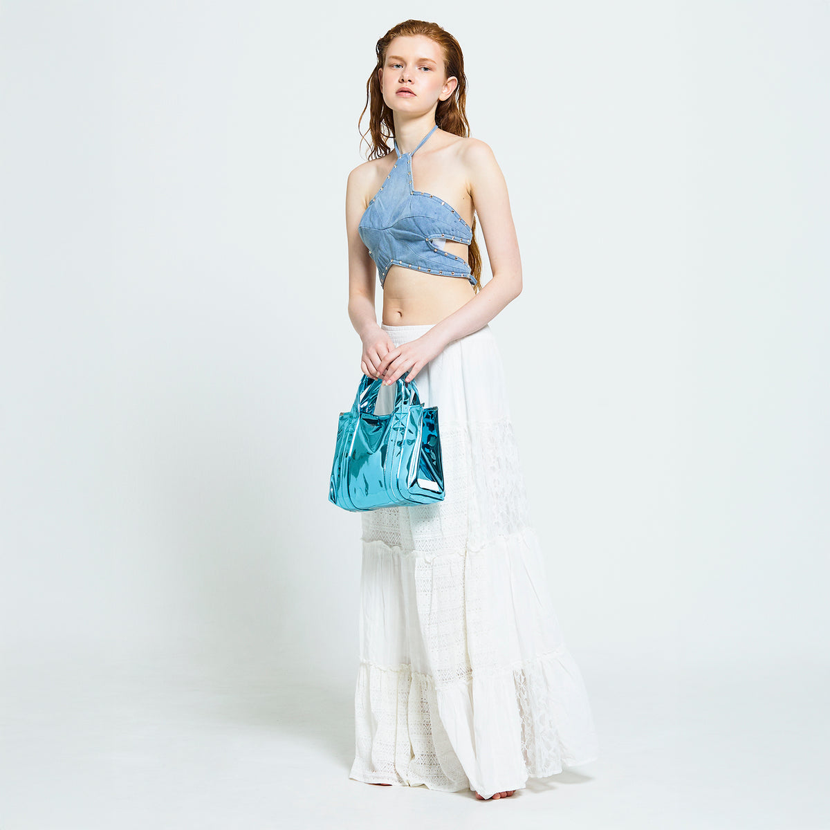boxy mirror tote