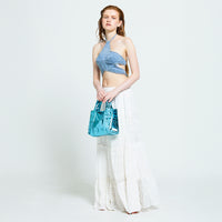 boxy mirror tote