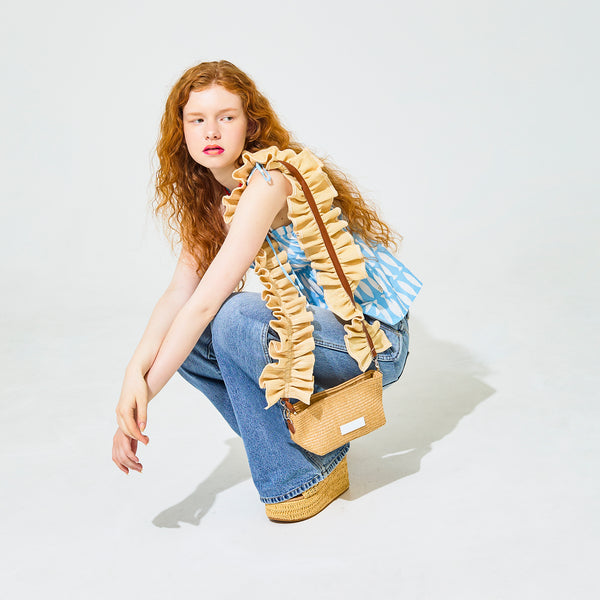angel shoulder raffia