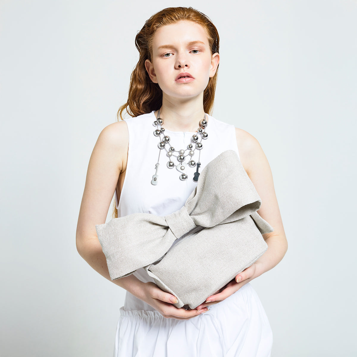 bonne bag shimmer cloth