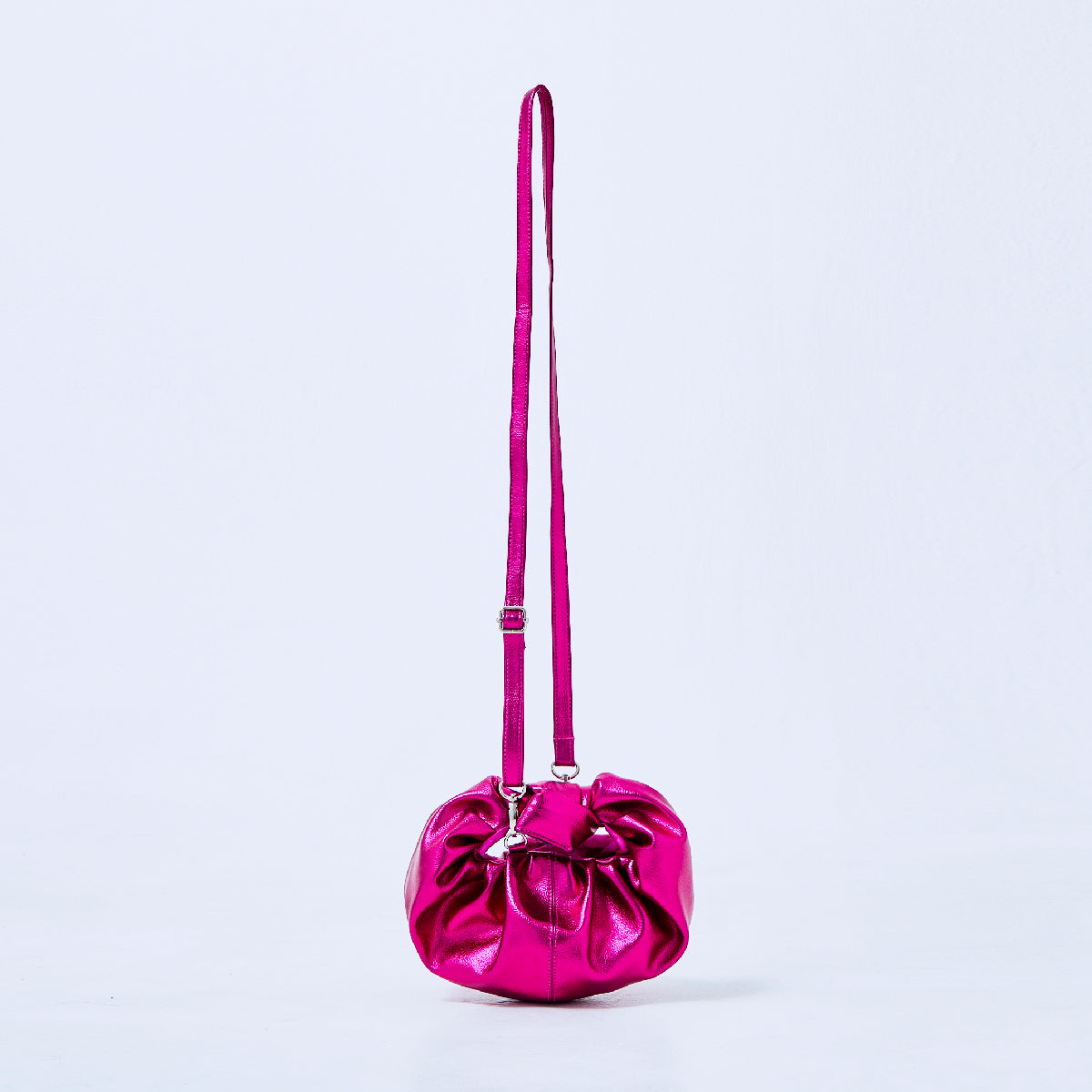 croissant shoulder leather mini