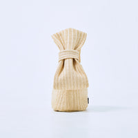 ribbon pouch raffia