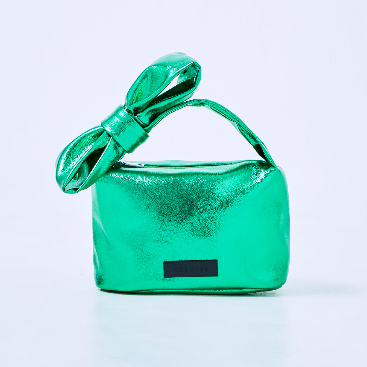 ribbon pouch metallic