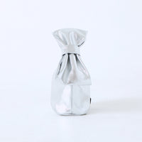 ribbon pouch metallic