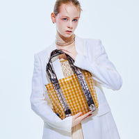 boxy mesh tote