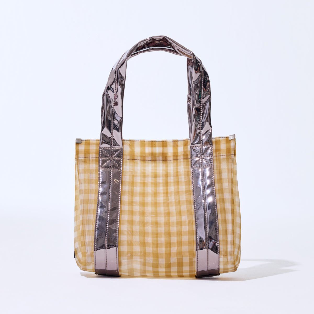 boxy mesh tote