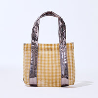 boxy mesh tote