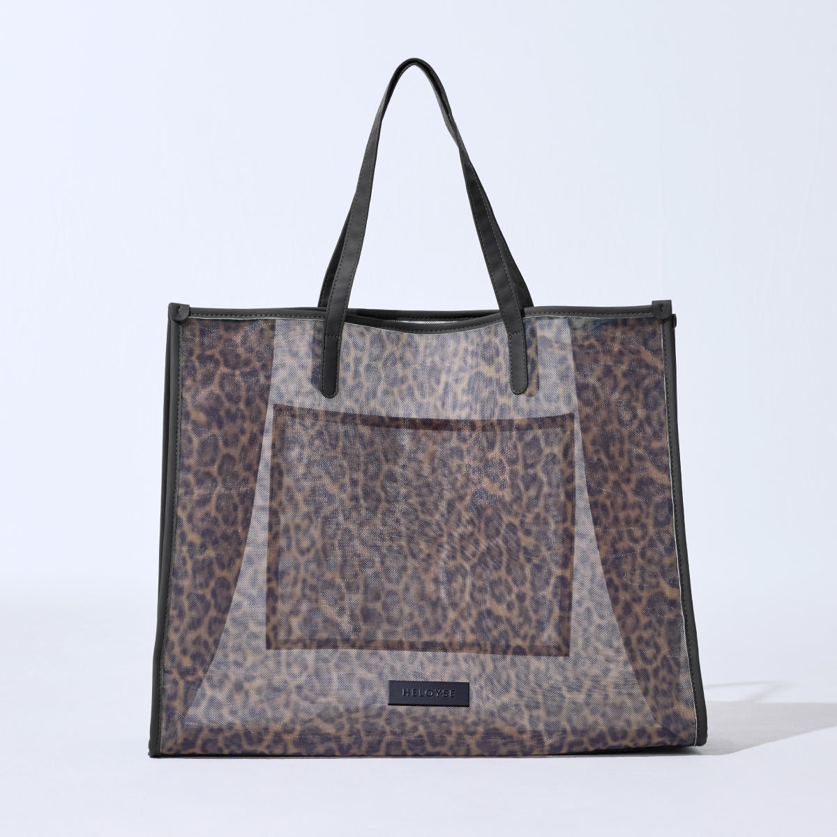 HELOYSE エロイーズ ビーチスクエアトートバッグ レオパード beach square tote – HELOYSE