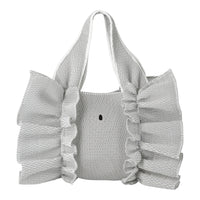 bonbonbutterfly beach tote L honeycomb solid