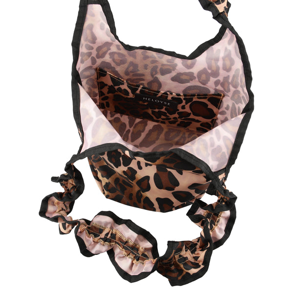 shoulder on LOVE leopard mini